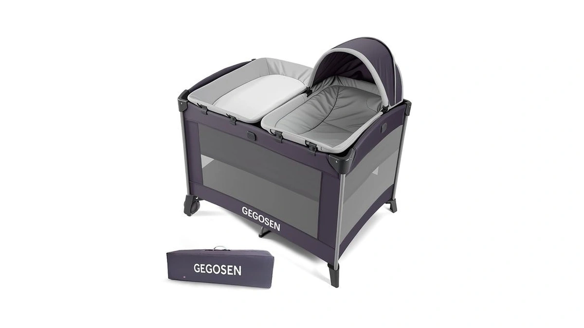 Gegosen Portable Baby Playard 4 In 1 Design, Foldable Baby