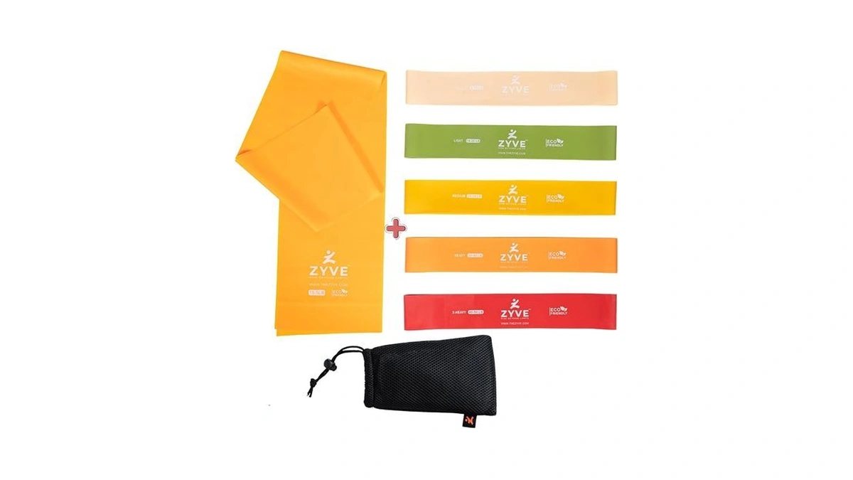 Zyve Resistance Bands Set For Women & Men – 12''