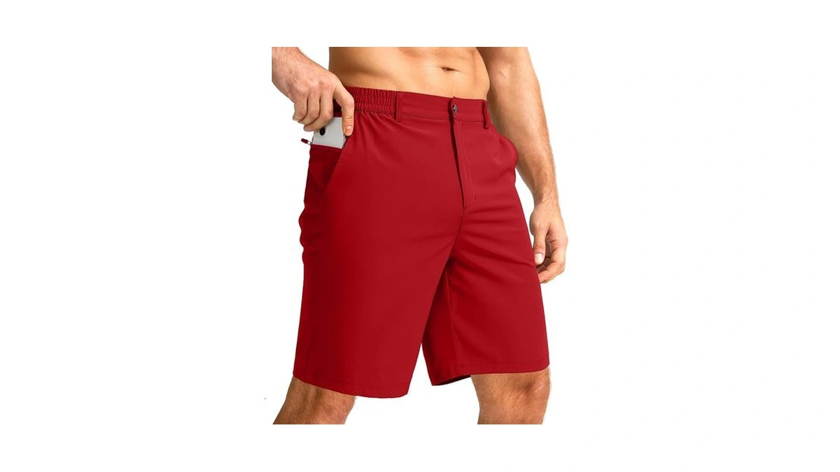 Men's Casual Shorts 9" Lightweight Golf Shorts For Men Stretch