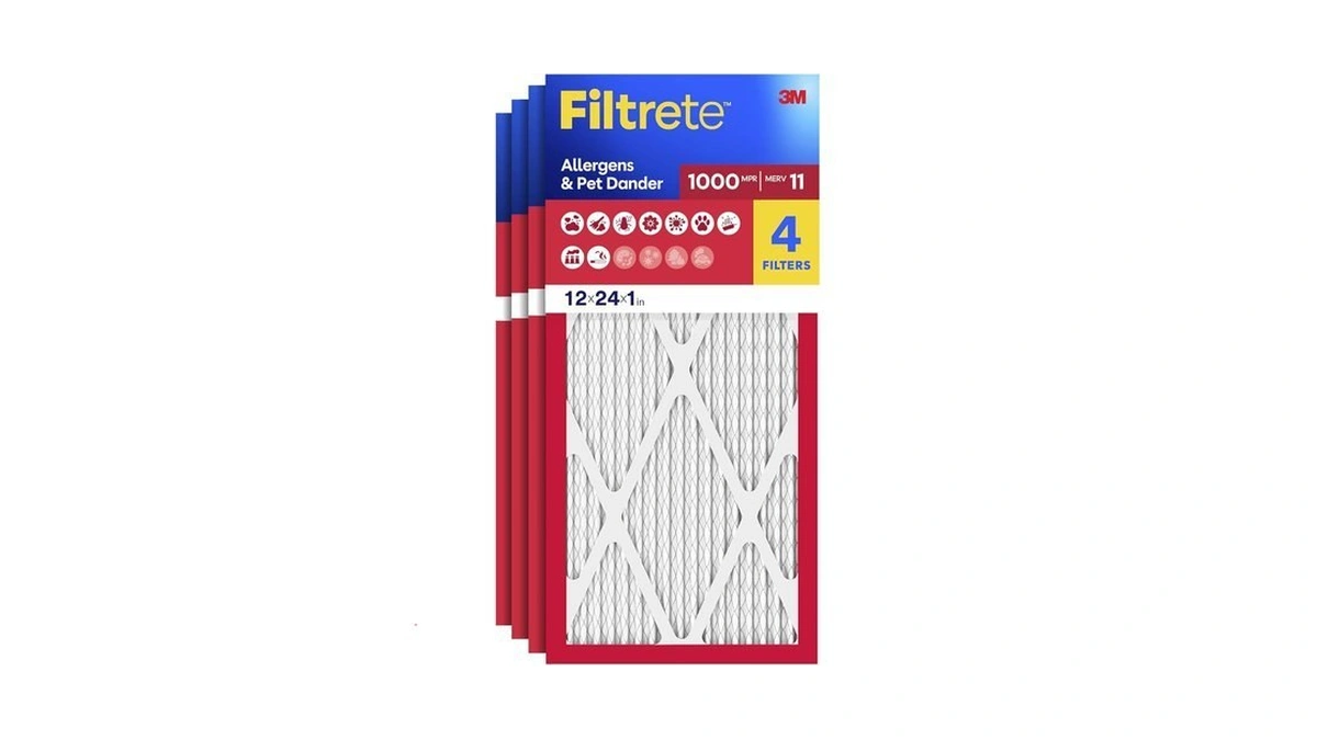 Filtrete 12x24x1 Air Filter, Merv 11, Mpr 1000, Allergens &