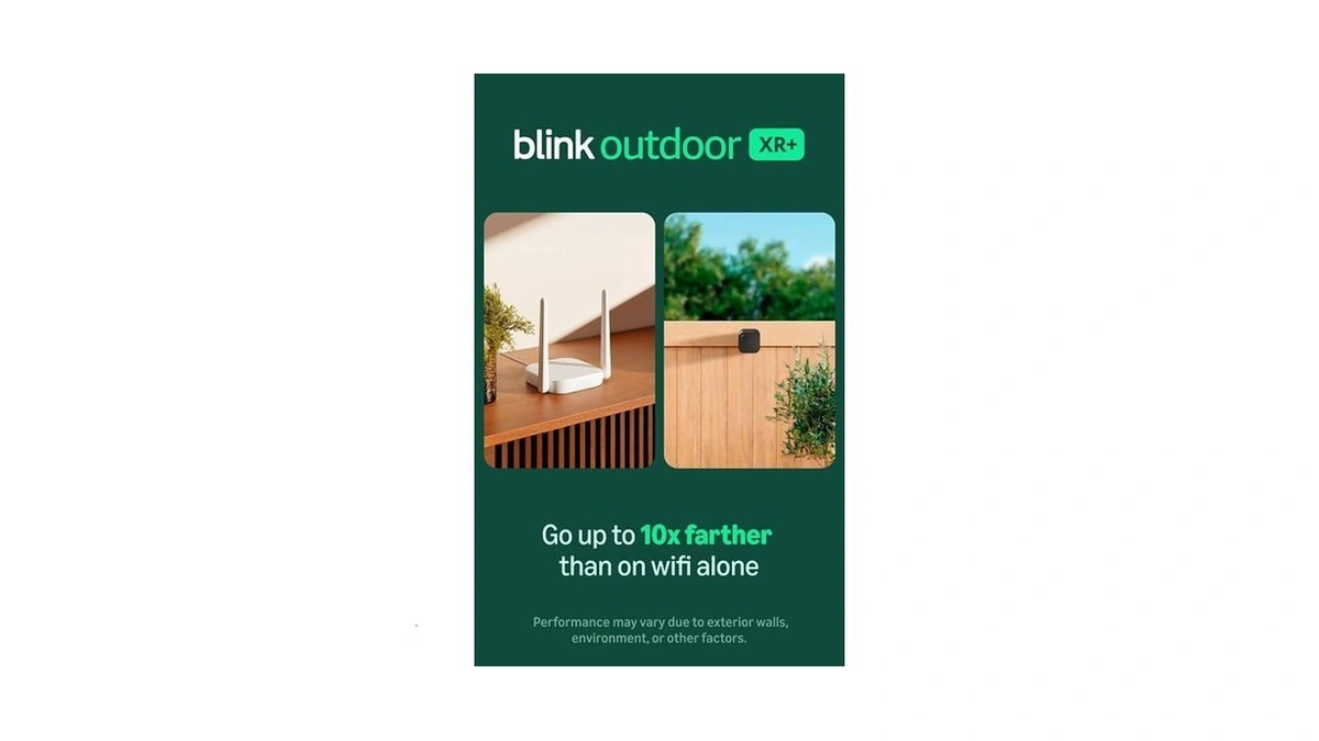 Blink Outdoor Xr+ โ Extended Range Wireless Outdoor 4 Camera