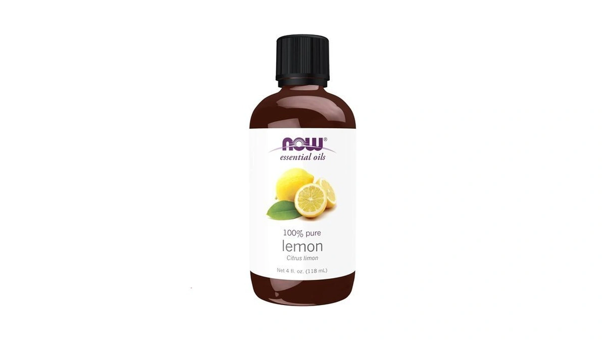 Now Essential Oils, Lemon Oil, Cheerful Aromatherapy Scent, Cold Pressed,