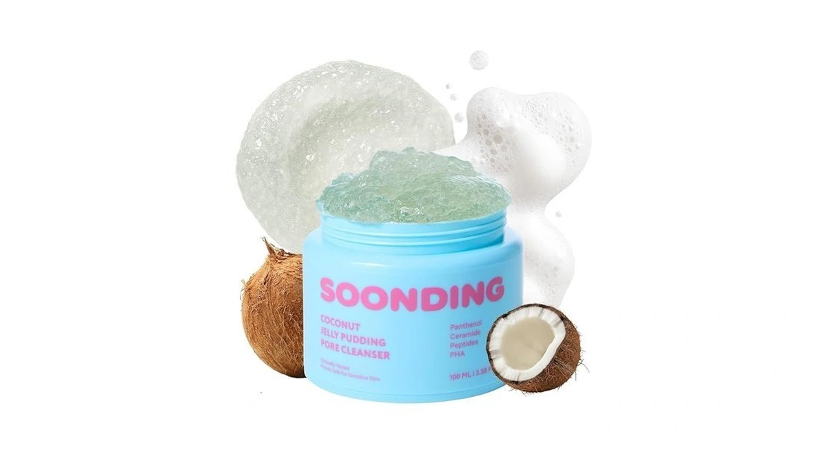 Soonding Coconut Jelly Pudding Cleanser | Deep Pore Cleansing &