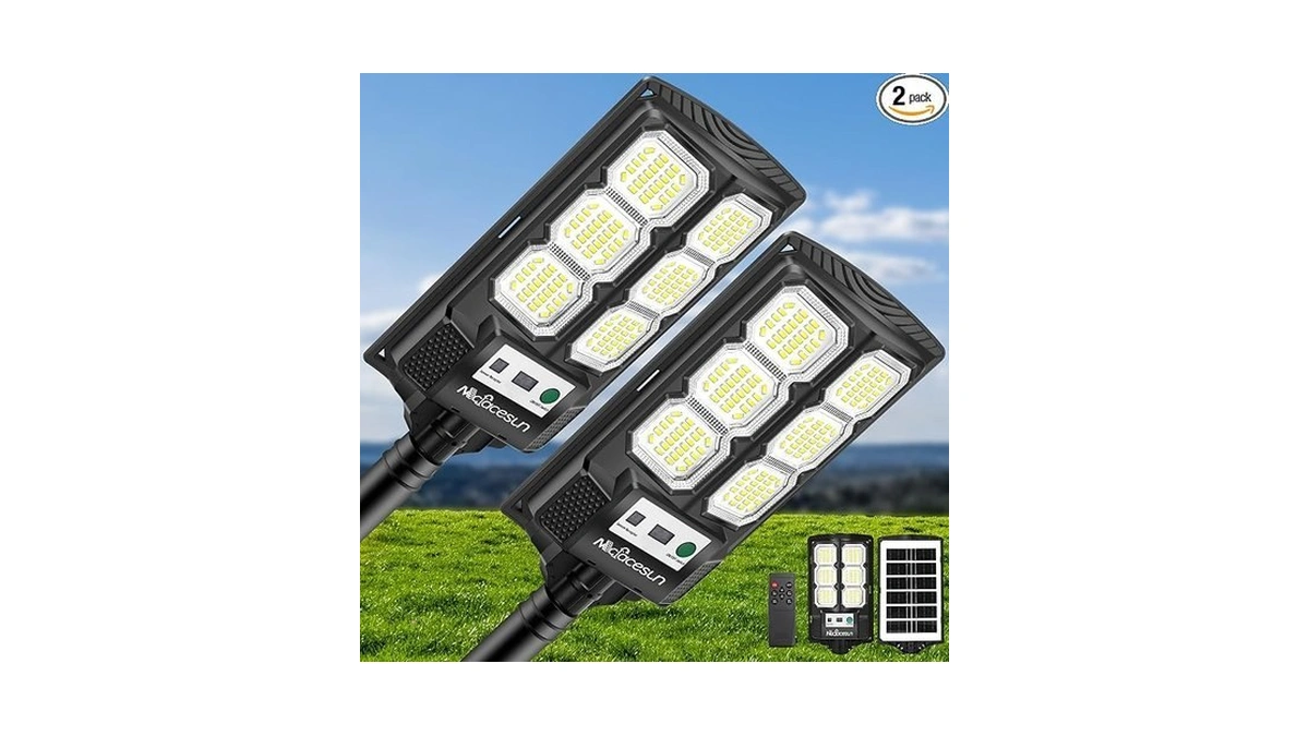 Mcfacesun Outdoor Solar Lights