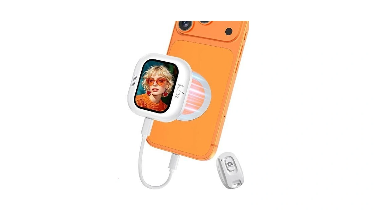 Gisotu 2026 Patented Mini Wired Selfie Monitor Screen For Iphone