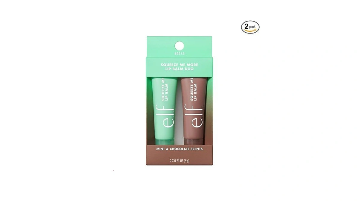 E.l.f. Squeeze Me More Lip Balm Duo, Moisturizing Balm For