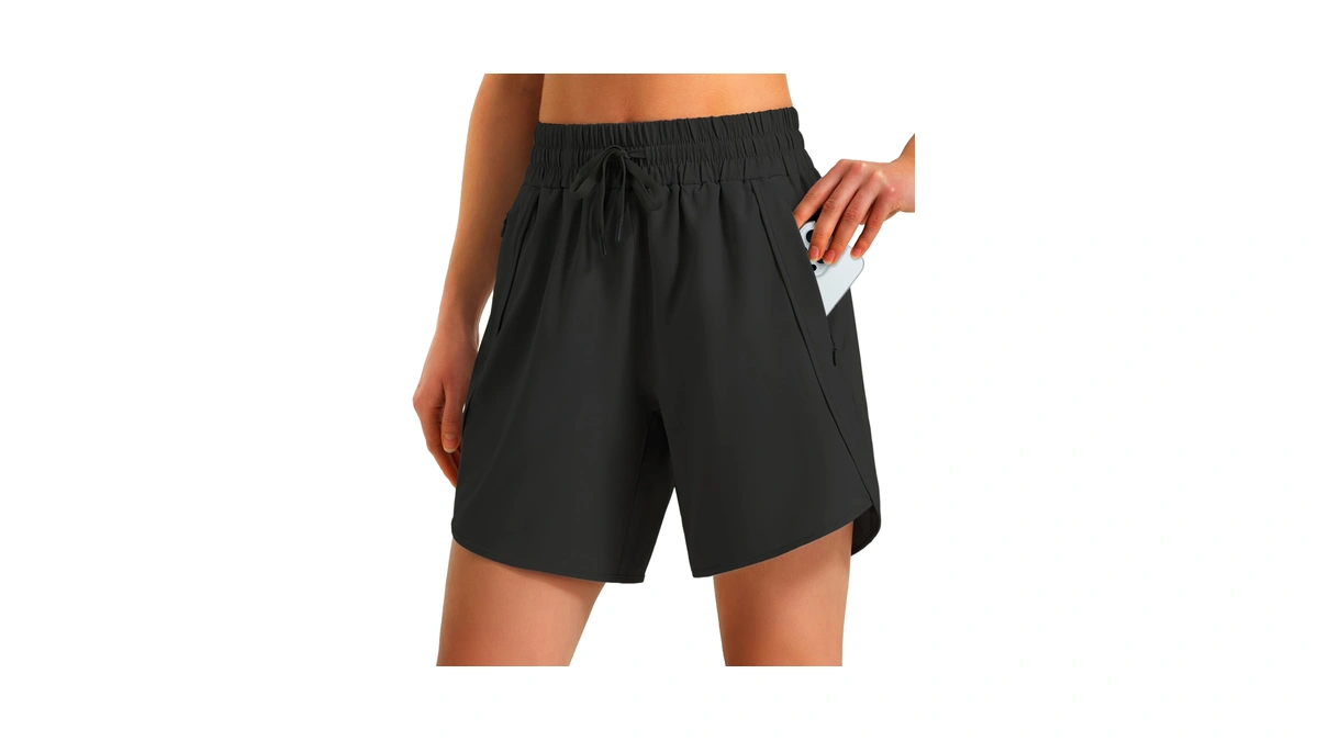 Ksmien Women's 5"/ 7" Athletic Running Shorts Quick Dry Lightweight