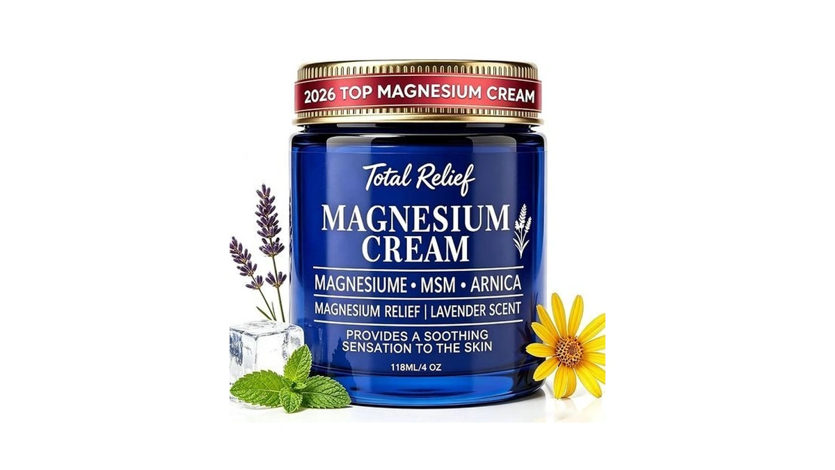Magnesium Cream With Lavender, Arnica & Msm – 4 Oz