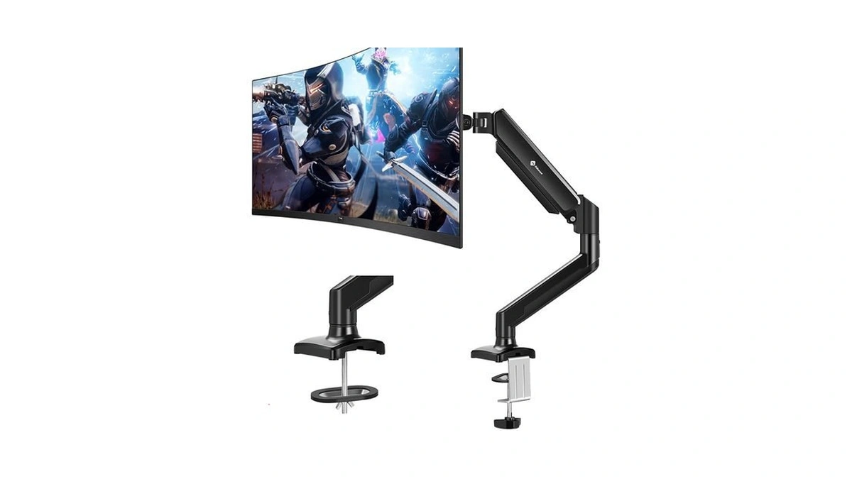 Ailuner Single Monitor Mount For 13-32 Inch Screens, Gas Spring