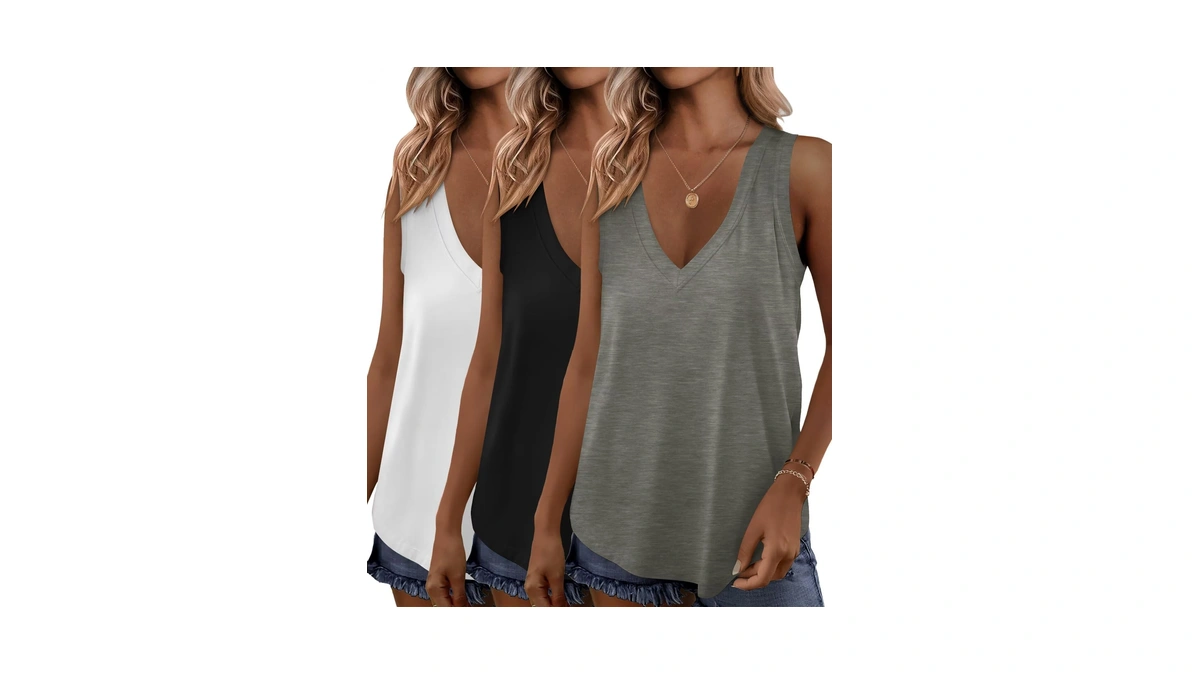 Kkj 3 Pack Womens Tank Tops 2026 Summer Vacation Outfits