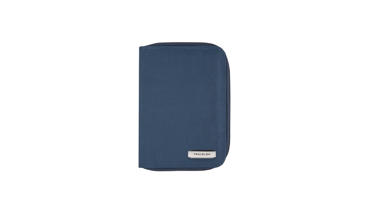 Travelon Rfid Blocking Passport Zip Wallet