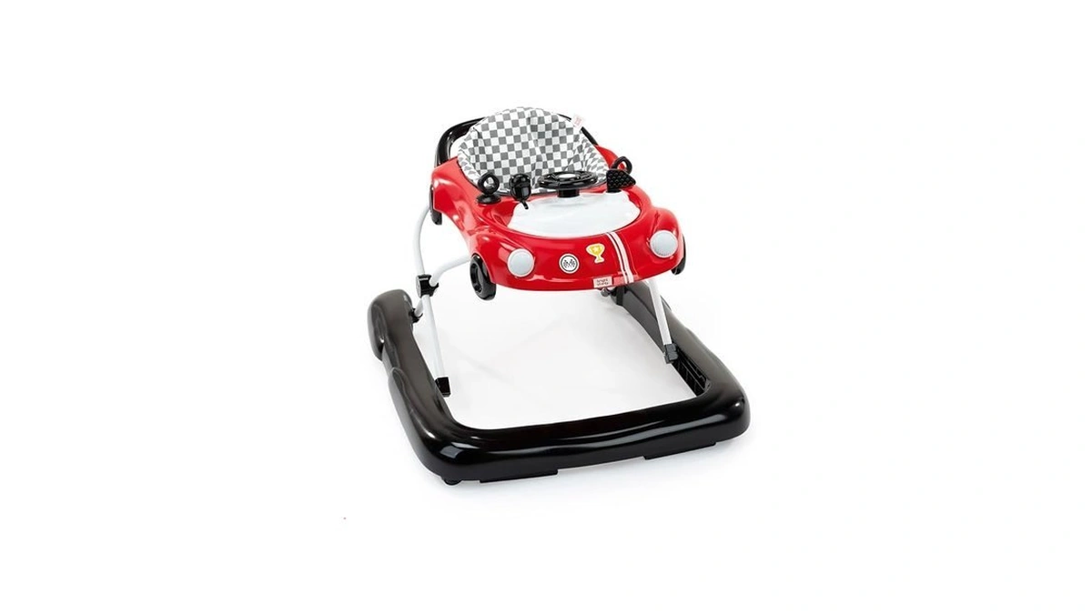 Bright Starts Little Speedster 3-in-1 Car Walker, Red Racer, Baby