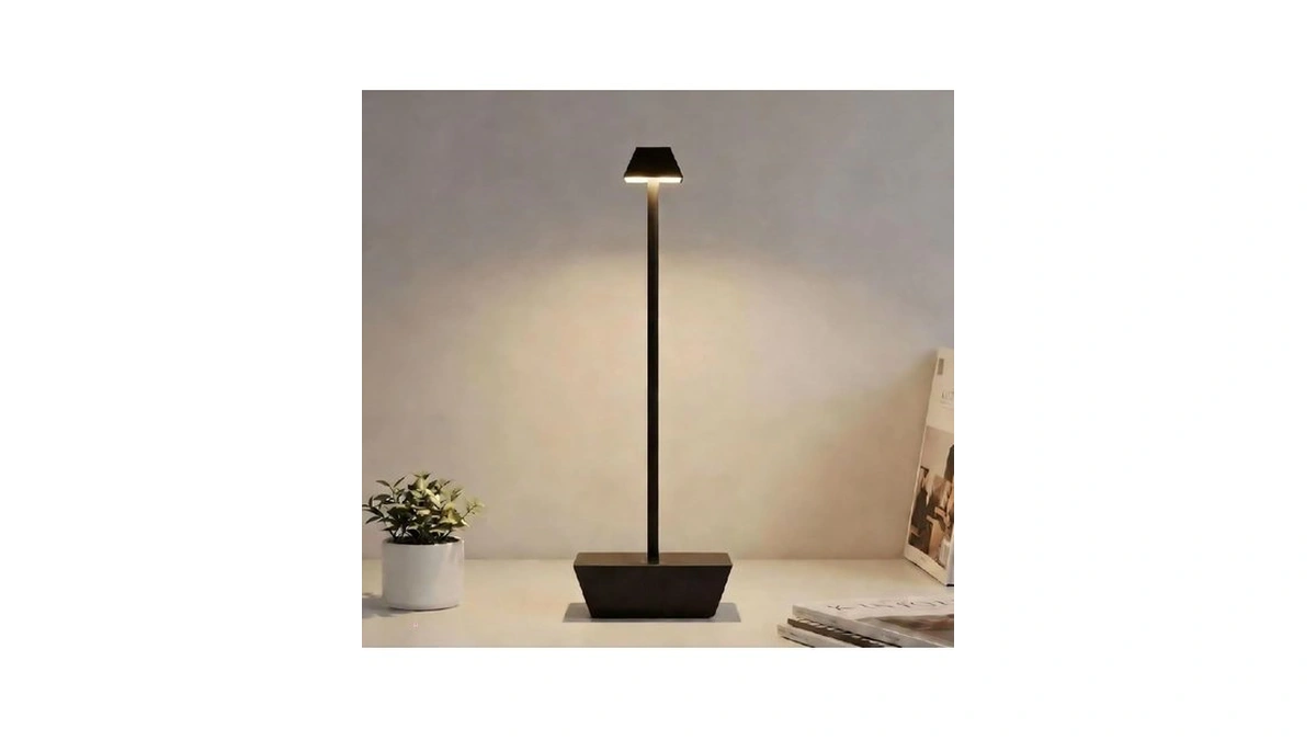 Modern Cordless Table Lamp Rechargeable, 6000mah Battery Operated, Touch Control