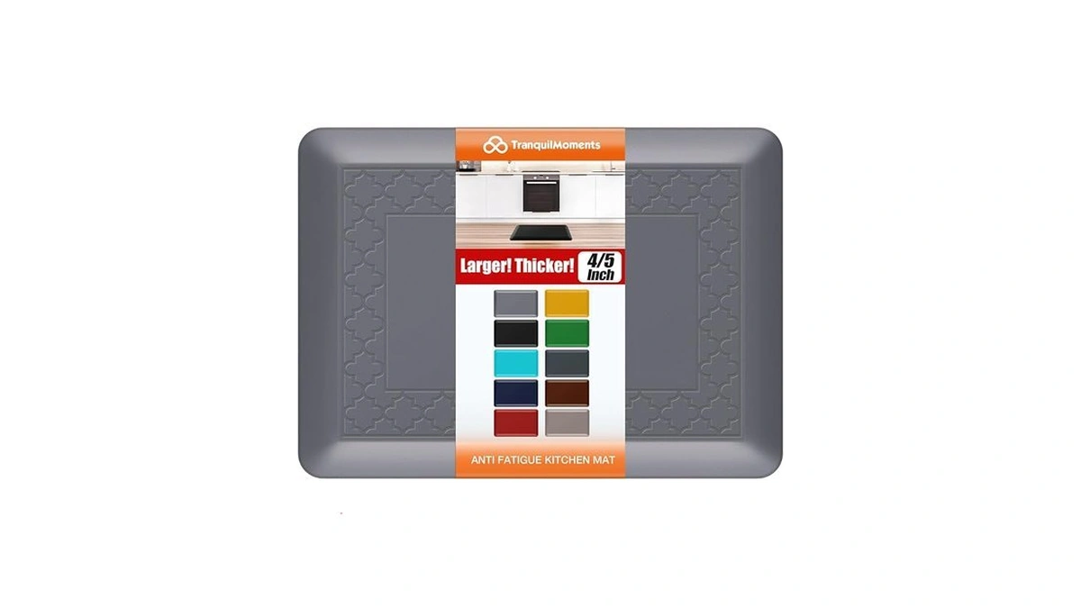 Tranquilmoments 4/5 Inch Thicker Kitchen Mats For Floor Non-slip Anti