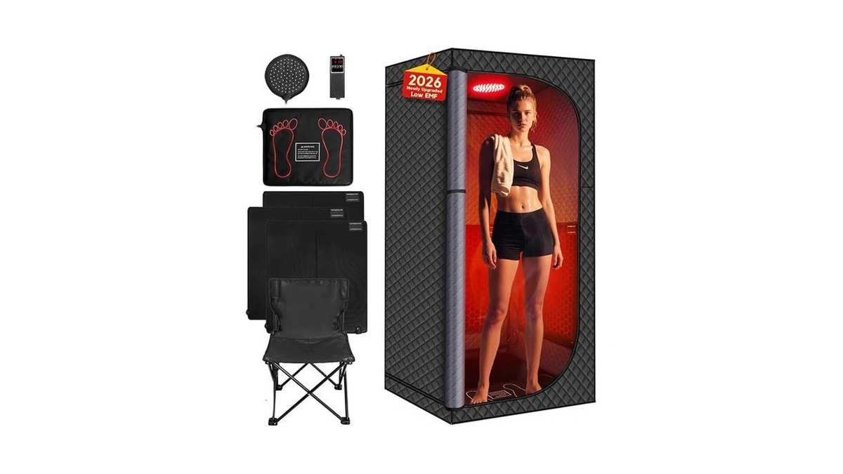 Mixc Upgraded Low Emf Infrared Sauna Box β Ideal For