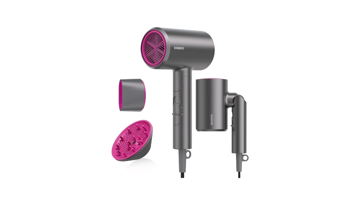 Babonir Hair Dryer With Diffuser For Women, 1875w Fast Drying