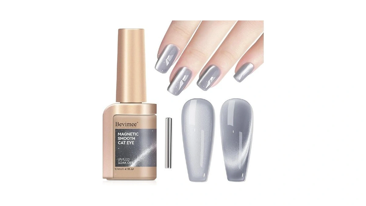 Bevimee Cat Eye Gel Nail Polish Moonlight Magnetic Nail Polish