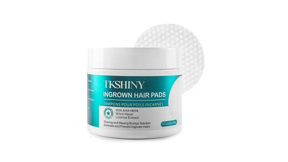 Tkshiny Ingrown Treatment Hair Pads, With Aha+bha, Ingrown Hair Wipes