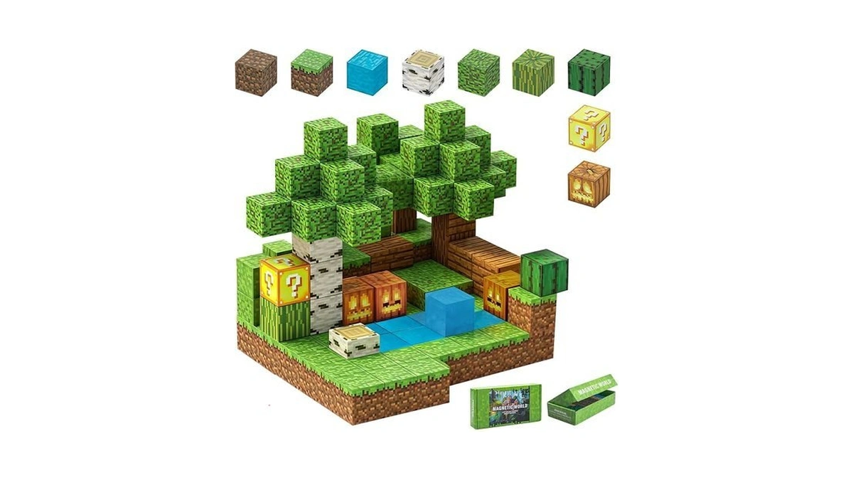 Lercaii 48pcs Magnetic Building Blocks For Kids, Stem Learning Toy