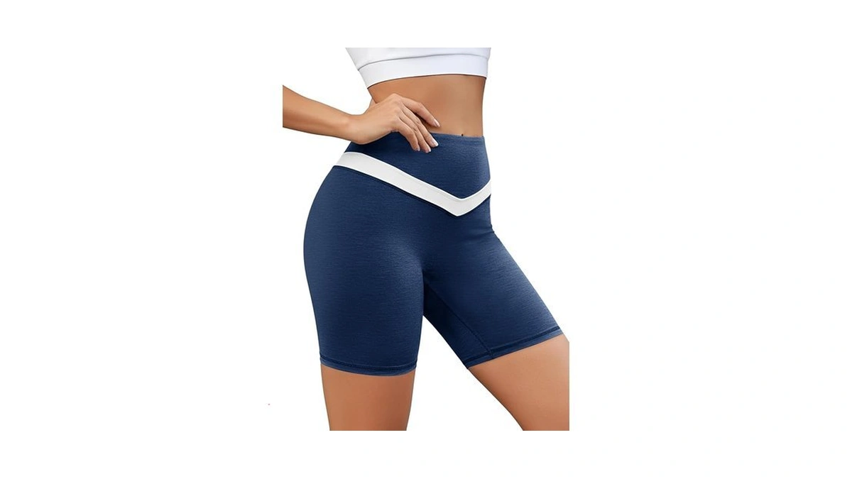 Aoysky Womens 6" High Waisted Butt Lifting Biker Shorts Buttery