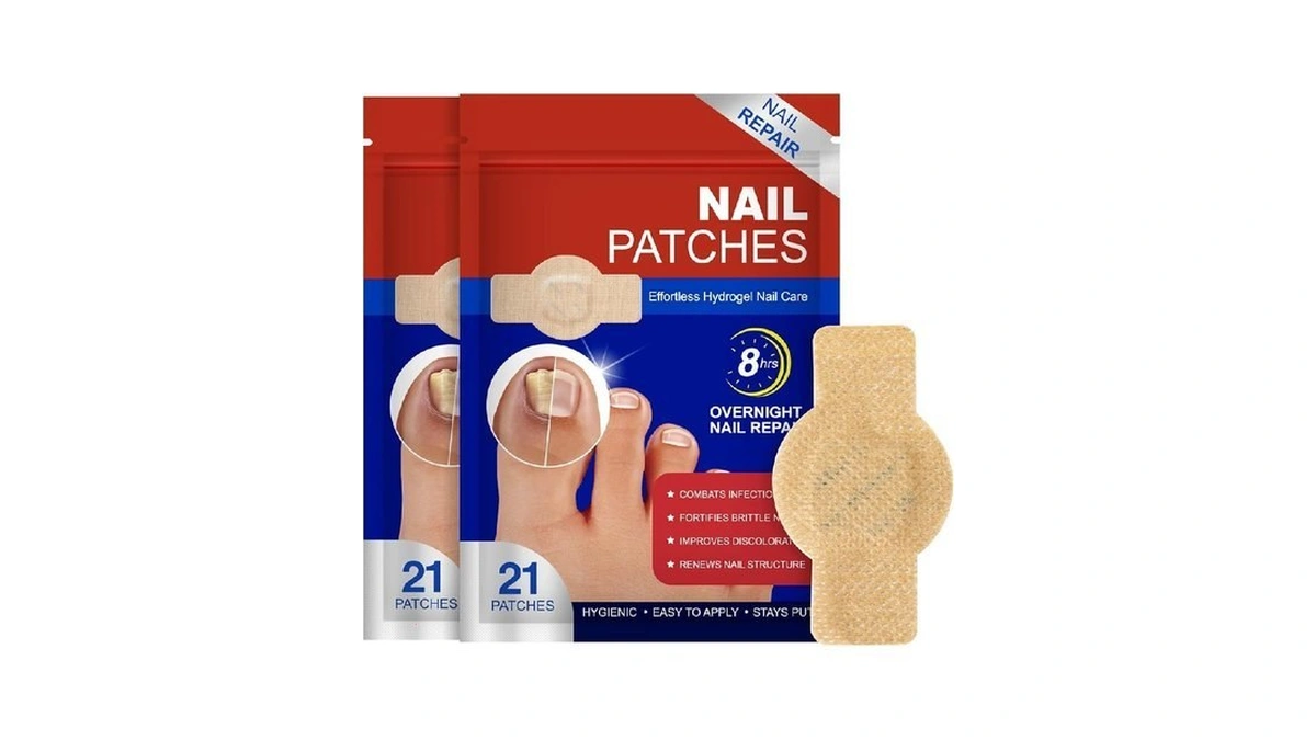Nail Patches 21pcs (2pack), Toenails Treatment Extra Strength Improve Nails,