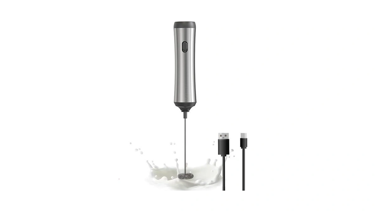 Handheld Coffee Frother,usb-rechargeable Hand Frother,adjustable Handheld Milk Frother For Cappuccinos,