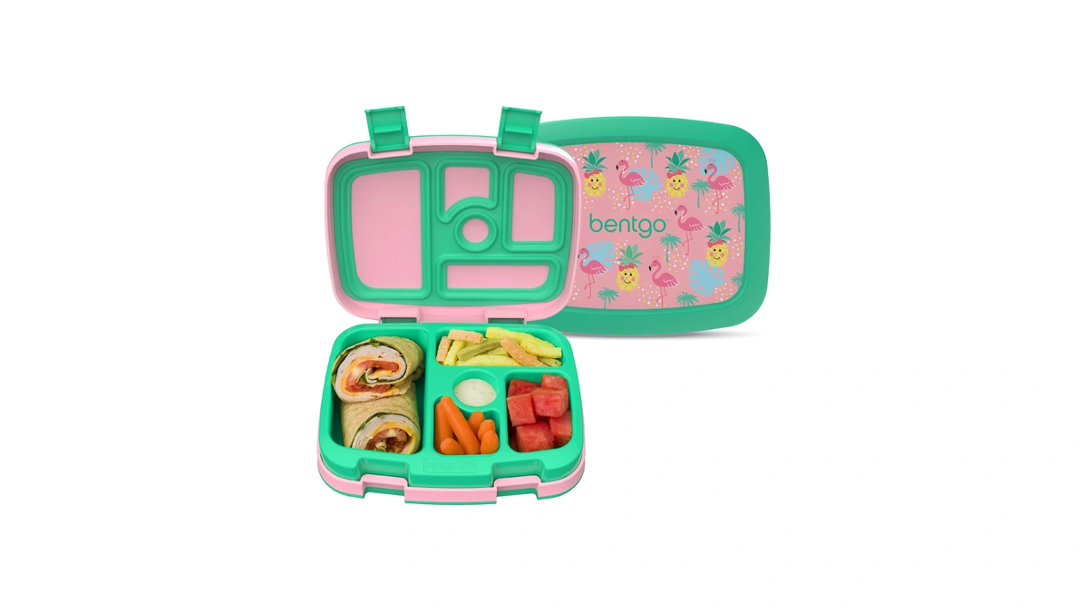 Bentgo Kids Prints Leak-proof, 5-compartment Bento-style Kids Lunch Box -