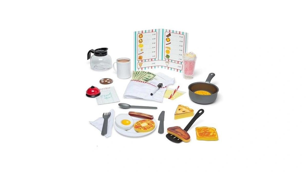 Melissa & Doug Star Diner Restaurant 41-piece Play Set With