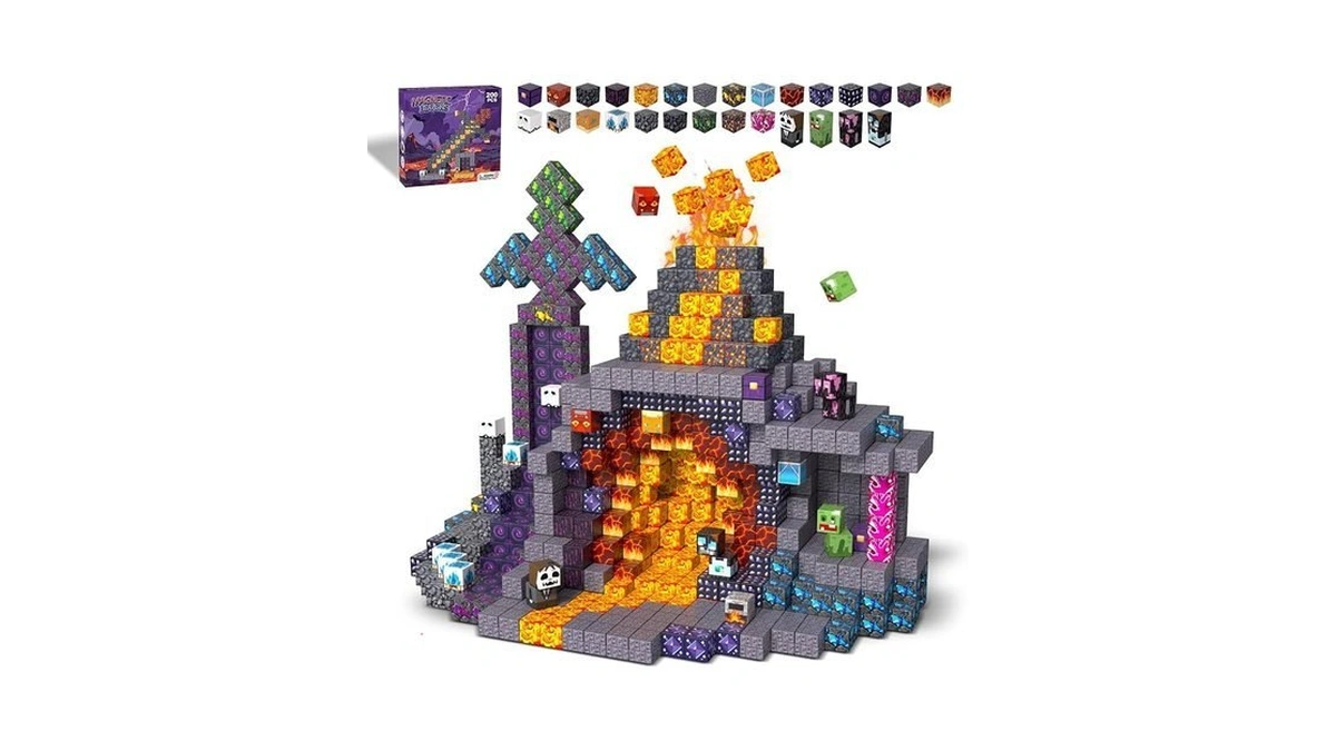 Magnetic Building Blocks For Kids, Magnet Cubes Stem Educational Magnet