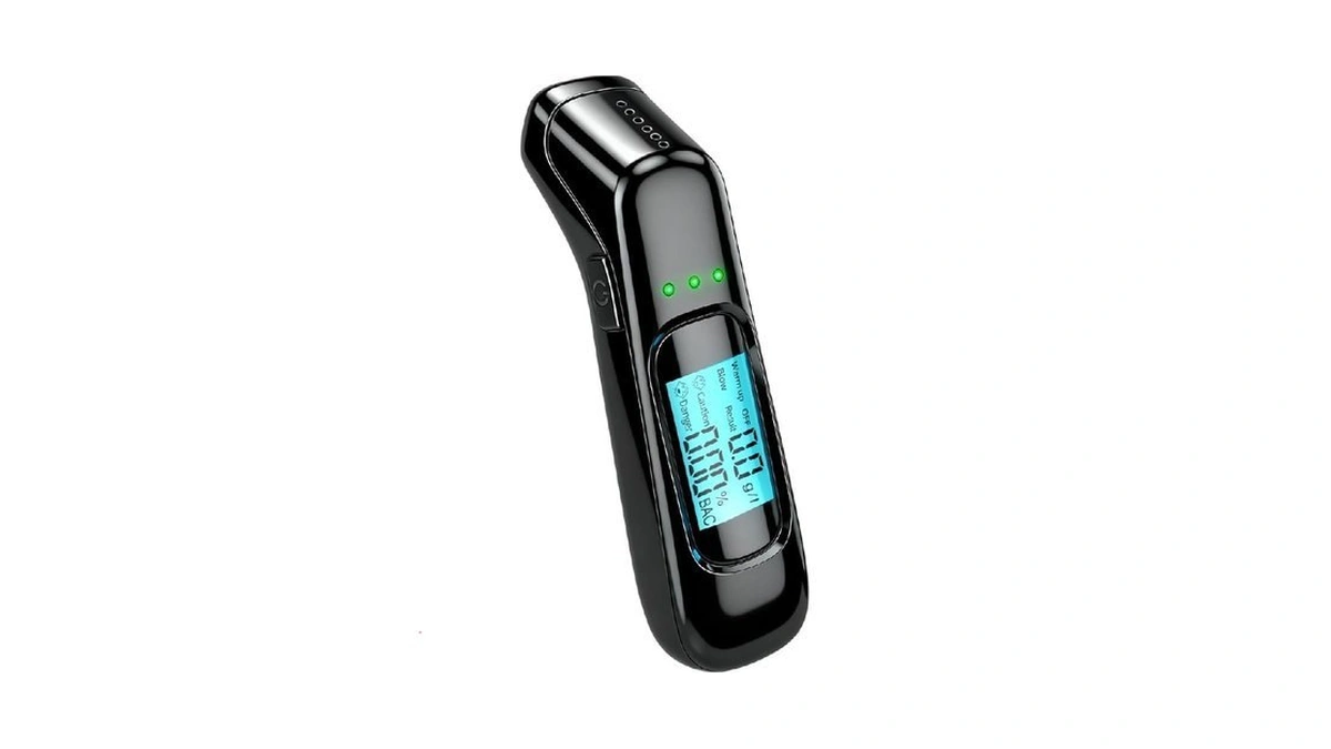 Alcohol Breathalyzer, Non-contact High-precision Blowing Alcohol Tester With Three Color
