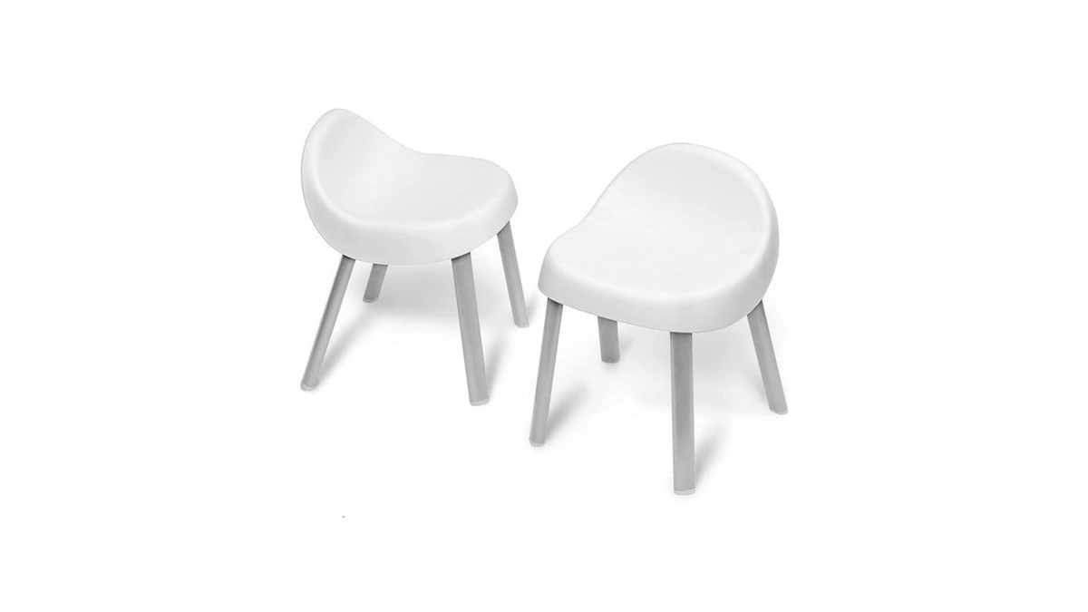 Skip Hop Toddler's Activity Chairs, Set Of 2, Metal, White