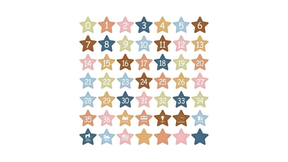Cochie Colorful Line Up Spots For Classroom Floor Decorations, 52pcs