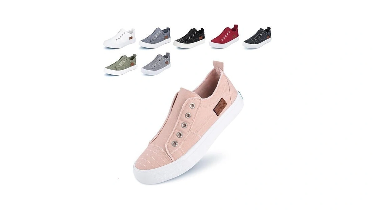 Jenn Ardor Womens Fall Slip On Fashion Sneakers No Laces