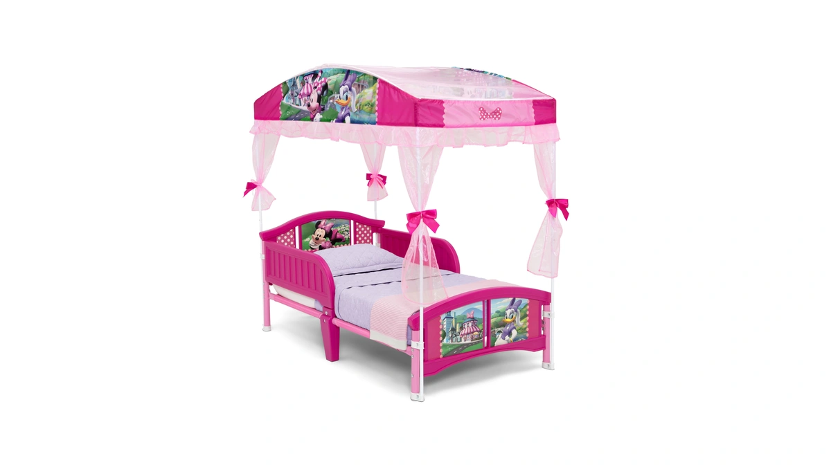 Delta Children Canopy Toddler Bed, Minnie Mouse