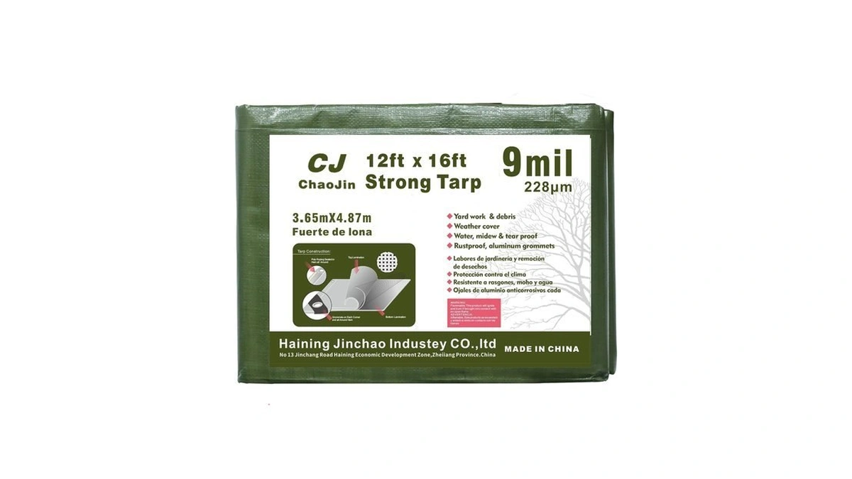 Chaojin Heavy Duty Waterproof Tarps,finished Size Tarps, Premium Tarp With