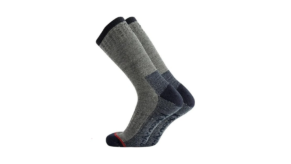 Kavanyiso Men's Merino Wool Hiking Socks Breathable Athletic Crew Thicken(1pairs