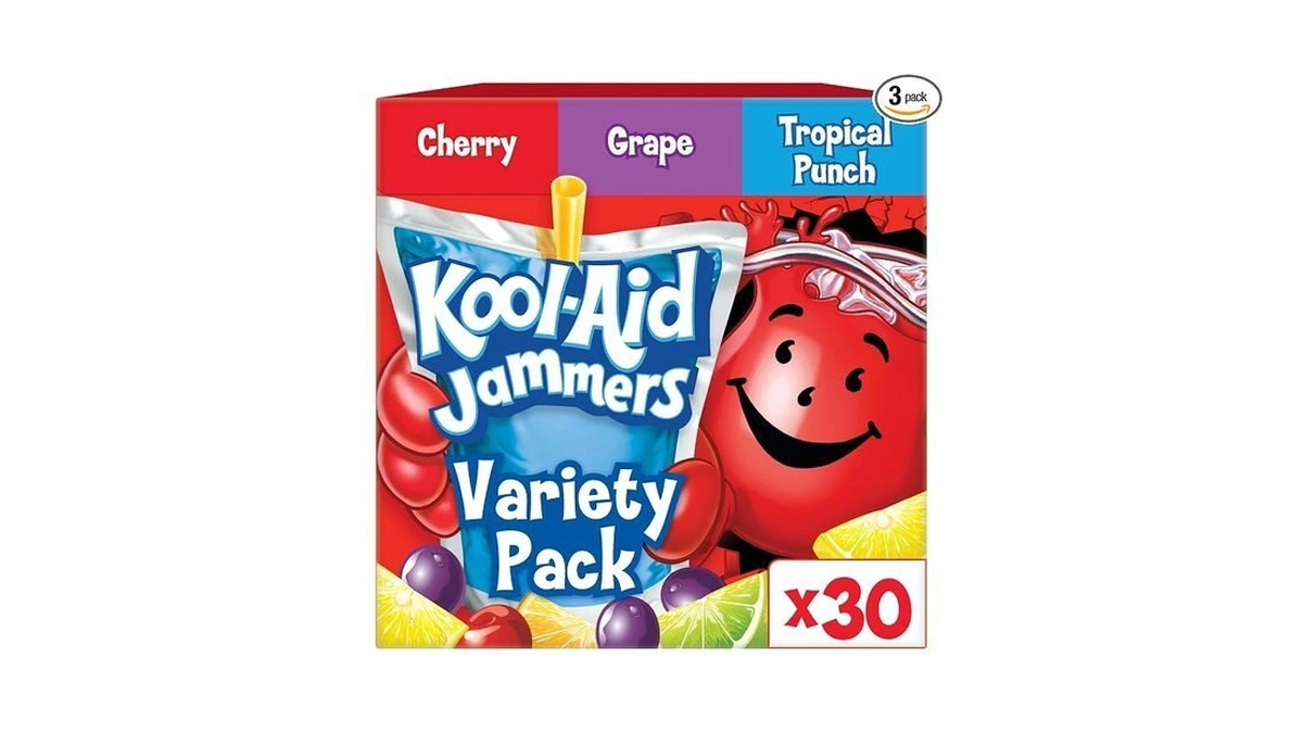 Kool-aid Jammers Drink, 30 Pouches, For School Lunches And On-the-go