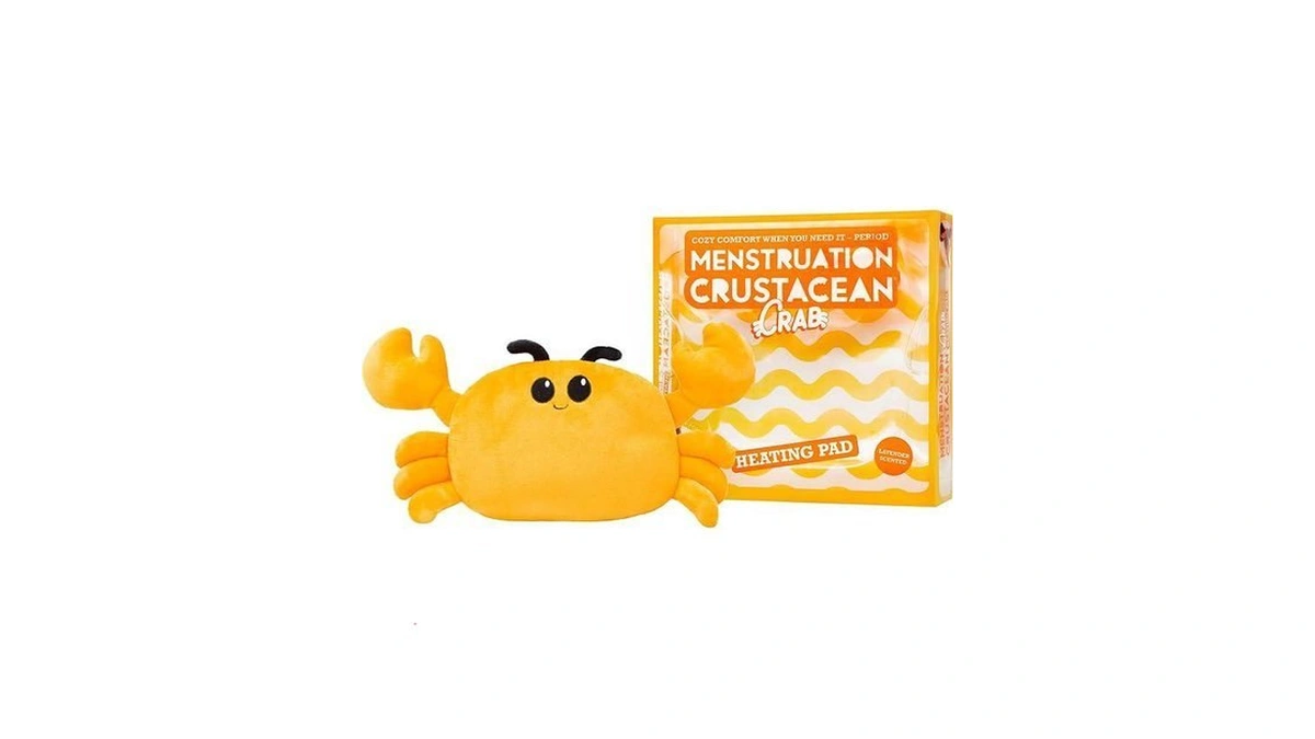 Menstruation Crustacean Crab By Relatable, Microwavable Heating Pad For Period