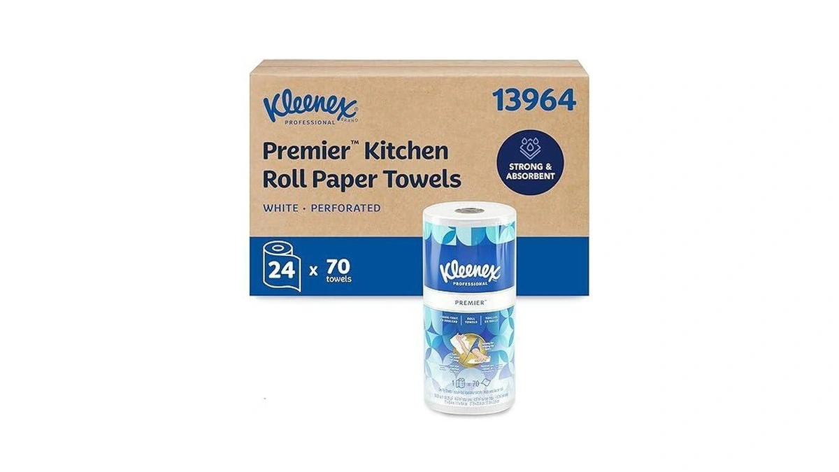 Kleenex Professional Premier Kitchen Paper Towels, Bulk (13964), Cloth-like Softness,