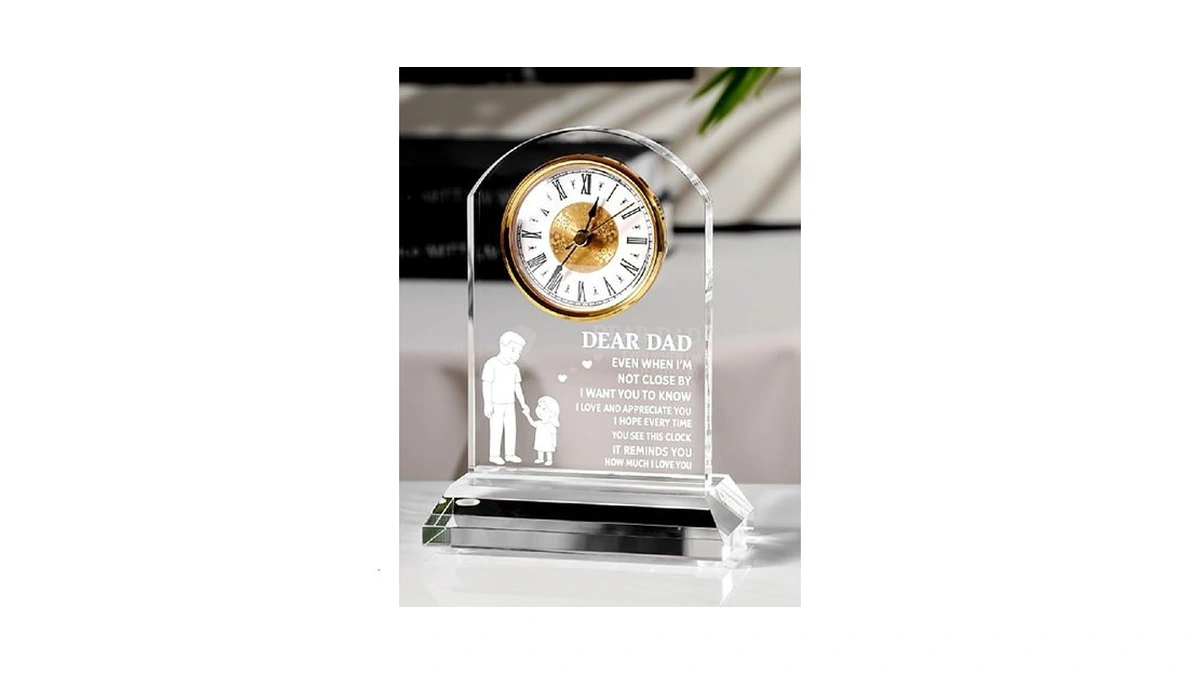 Deewish Dad Clock Gifts From Daughter Son Birthday Presents Father