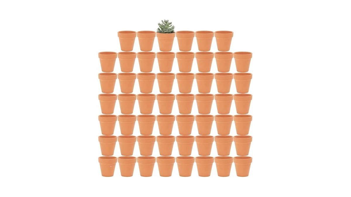 Yishang 2 Inch Small Terracotta Pots With Drainage Holes,mini Clay