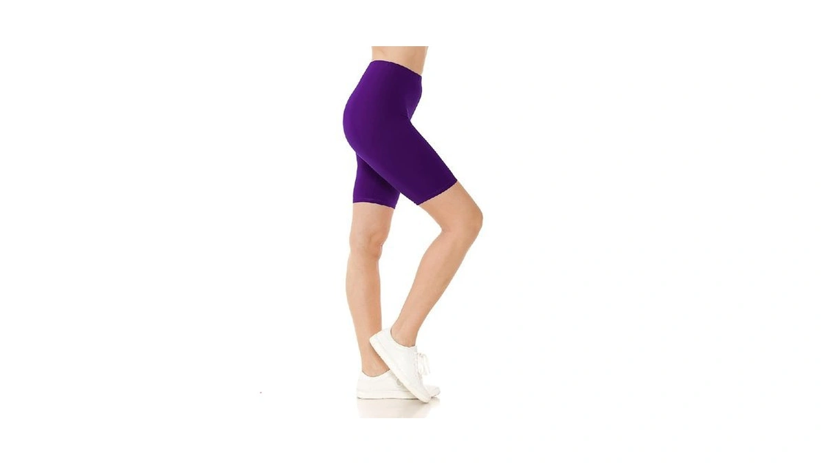 Leggings Depot Women's Buttery Soft Fashion Biker Shorts Athletic Shorts