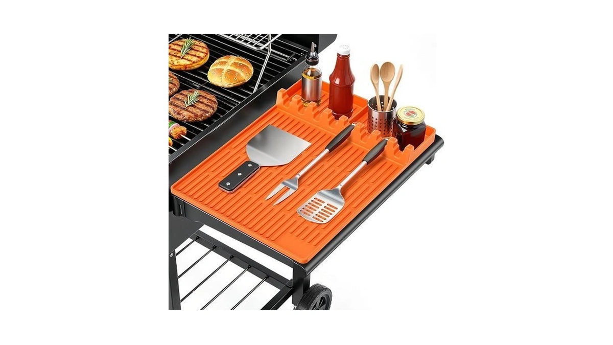 Smartkempt Silicone Grill Mats For Outdoor Grill - Heat Resistant