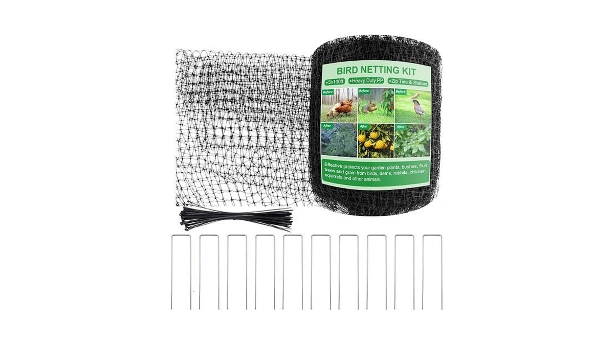 Sportyouth Bird Netting Garden Deer Fence Netting Heavy Duty 5x100