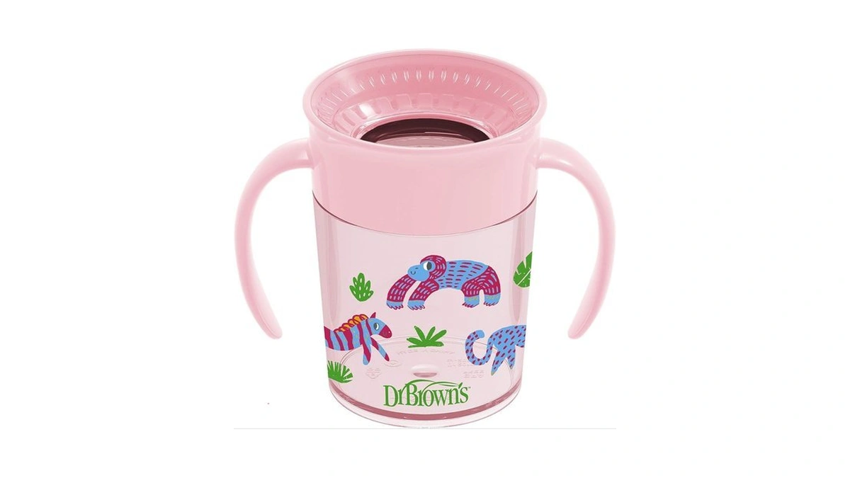 Dr. Brown's Milestones Cheers 360 Spoutless Transition Cup With Handles,