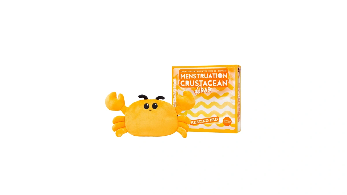 Menstruation Crustacean Crab By Relatable, Microwavable Heating Pad For Period