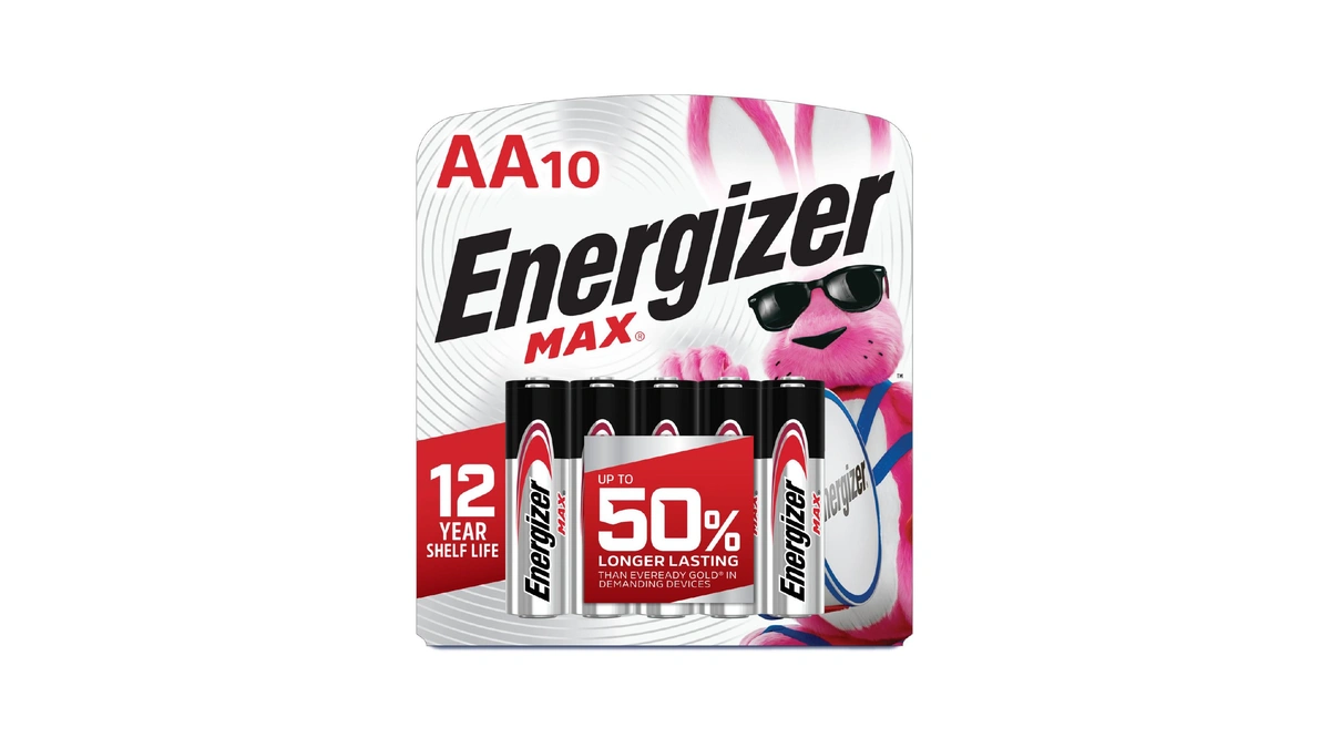 Energizer Aa Batteries, Max Double Aa Battery Alkaline, 10 Count