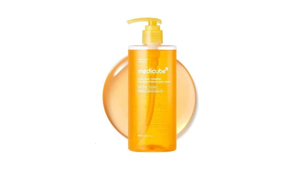 Medicube Kojic Acid Turmeric Brightening Body Wash | Gentle Shower