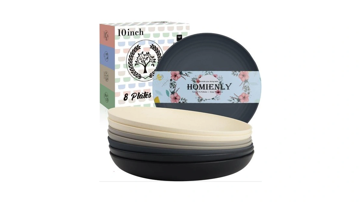 Homienly Deep Dinner Plates Set Of 8 Alternative For Plastic