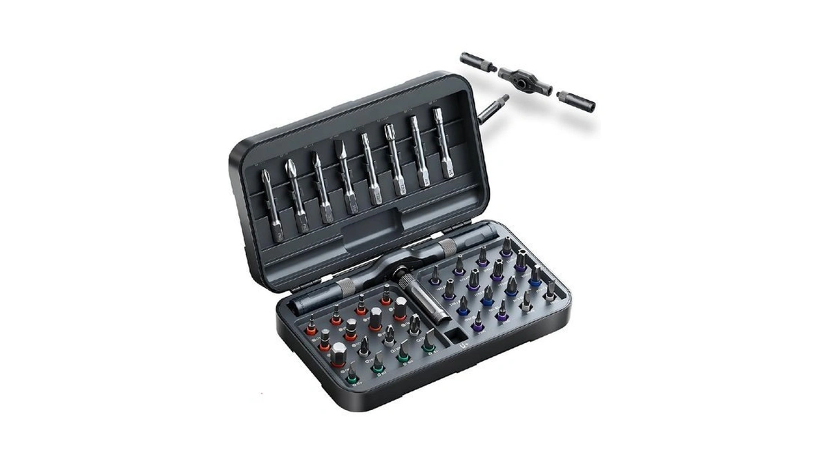 42 In 1 Magnetic Screwdriver Set，multi Bit With Storage Case，portable